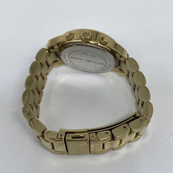 Michael Kors Runway MK5384 Women's Gold Stainless Steel Analog Dial Watch MP857 - Picture 11 of 12